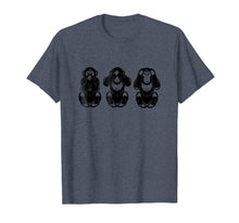 Load image into Gallery viewer, Three Wise Monkeys T Shirt Best Christmas Gift Idea Tshirt
