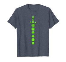 Load image into Gallery viewer, Nerdy Polyhedral Dice Set Sword Geeky Minimalist D20 T-Shirt
