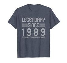 Load image into Gallery viewer, 30th Birthday T Shirt - 30 Years Of Being Awesome Since 1989
