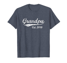 Load image into Gallery viewer, Mens Vintage Grandpa Est. 2019 New Grandfather T-Shirt
