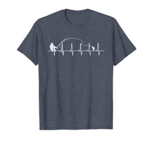 Load image into Gallery viewer, Fly Fishing Heartbeat Fish EKG Trout Fishing T-shirt
