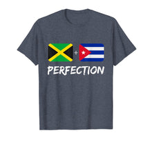 Load image into Gallery viewer, Jamaican Plus Cuban Perfection Heritage Flag Gift T-Shirt
