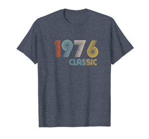 Classic Made In 1976 T-Shirt 43rd Birthday Gift