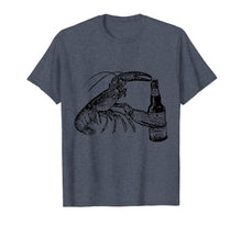 Load image into Gallery viewer, Beer Drinking Lobster Funny Craft Beer T-Shirt
