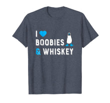 Load image into Gallery viewer, I Love Boobies &amp; Whiskey T-Shirt For Boob Lovers
