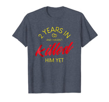 Load image into Gallery viewer, 2nd Wedding Anniversary Gifts for Her tshirt 2nd Year Annive
