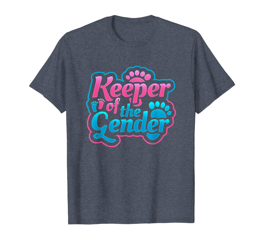 Keeper Of The Gender Reveal T Shirt Baby Shower Party Gift