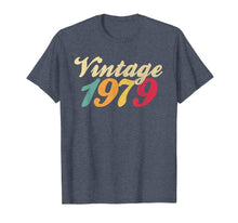 Load image into Gallery viewer, 40th Birthday Gift Vintage 1979 T Shirt Classic Men Women
