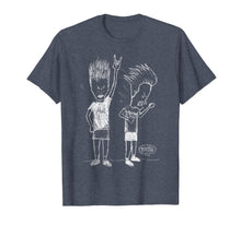 Load image into Gallery viewer, Beavis and Butthead Head Bang Sketch Graphic T-Shirt
