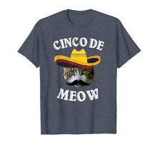 Load image into Gallery viewer, Cinco de Meow T-Shirt Funny Cinco de Mayo Shirts
