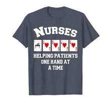 Load image into Gallery viewer, Nurses Helping Patients One Hand At A Time Tshirt - Flush
