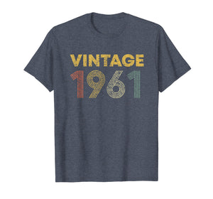 58th Birthday Gift Idea Vintage 1961 T-Shirt Men Women