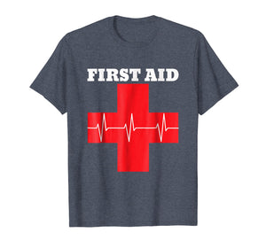 First Aid Red Cross T-Shirt | Lifeguard Staff T Shirt