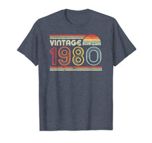 Load image into Gallery viewer, 1980 Vintage T Shirt, Birthday Gift Tee. Retro Style Shirt.
