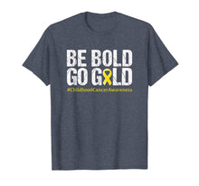 Load image into Gallery viewer, Childhood Cancer Awareness Month Tshirt Yellow Ribbon Tee
