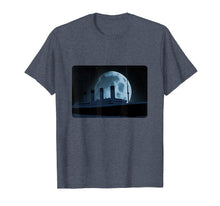 Load image into Gallery viewer, Titanic Sailing Ship 1912 Cruise Night Moon Ship T-Shirt
