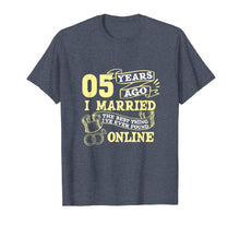 Load image into Gallery viewer, Anniversary Gift T-Shirt For 5 Years Marriage Couple Tee
