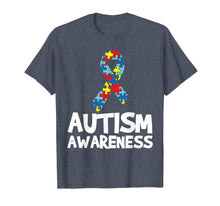 Load image into Gallery viewer, Autism Awareness T Shirt Puzzle Ribbon Family Tee Shirt
