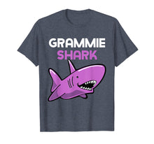 Load image into Gallery viewer, Grammie Shark Funny Family Gift Mother&#39;s Day T-Shirt
