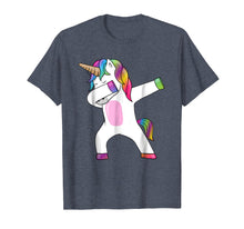 Load image into Gallery viewer, Dabbing Unicorn T-Shirt - Dab Dance Rainbow Unicorn Shirt
