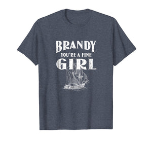 Brandy You're A Fine Girl Distressed Sailor Tshirt