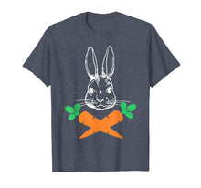 Load image into Gallery viewer, Easter Bunny with Carrot cross Skull Bones Girl boy T Shirt
