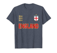 Load image into Gallery viewer, Three Heraldic Lions T-Shirt - England 2018 Cheer Jersey
