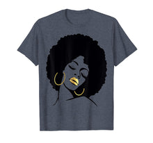 Load image into Gallery viewer, Black Girl Magic T-Shirt Lips Natural Afro Diva Melanin
