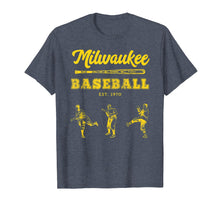 Load image into Gallery viewer, Classic Milwaukee Baseball Fan Retro T-Shirt
