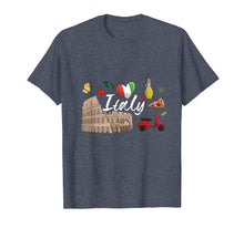 Load image into Gallery viewer, I Love Italy and Everything Italian Culture Gift T-Shirt Tee
