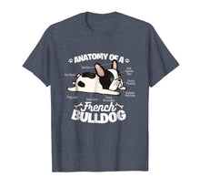 Load image into Gallery viewer, French Bulldog Graphic T Shirt Anatomy Of A French Bulldog
