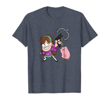Load image into Gallery viewer, Mabel and Waddles Grappling Hook Mystery of Gravity T-Shirt
