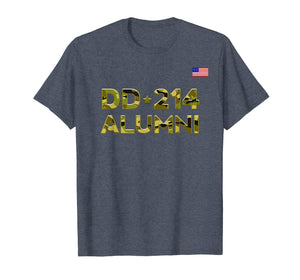 DD-214 Alumni T shirt Retirement Military Discharge DD214