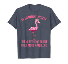Load image into Gallery viewer, Pink Flamingo Nurse Shirt - Funny Flamingo Shirts
