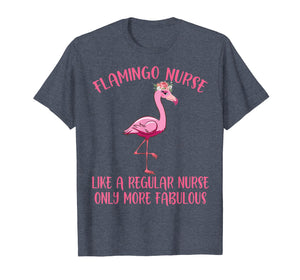 Pink Flamingo Nurse Shirt - Funny Flamingo Shirts