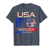 Load image into Gallery viewer, Soccer 2019 USA Womens Tshirt | France tournament shirt
