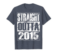 Load image into Gallery viewer, Funny Straight Outta 2015 4th Birthday T-shirt Vintage Gift
