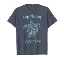 Load image into Gallery viewer, Save Sea Turtle T-Shirt Eco Friendly Anti Plastic Pollution

