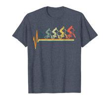 Load image into Gallery viewer, BMX T-Shirt Heartbeat Tshirt Biker Stunt Tee Love Gift

