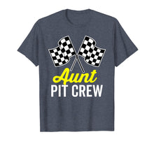 Load image into Gallery viewer, Aunt Pit Crew Shirt for Racing Party Costume (Dark)
