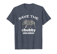 Load image into Gallery viewer, Save the Chubby Unicorn Funny Fat Unicorn TeeShirt
