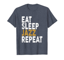 Load image into Gallery viewer, Eat Sleep Jazz Repeat T-shirt | Jazz Tee
