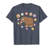 Load image into Gallery viewer, Bingo Elephant Funny T-Shirt with Bingo Balls
