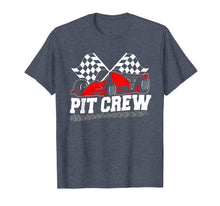 Load image into Gallery viewer, Pit Crew Car Racing Checkered Flag T-Shirt
