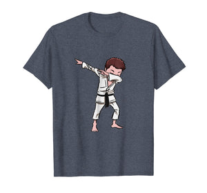 Karate Taekwondo Dabbing Boy Funny Dab T-shirt for kids