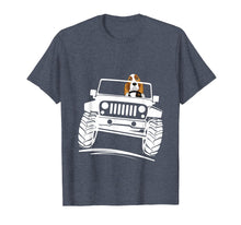 Load image into Gallery viewer, Basset Hound Driving Jeep T-Shirt OffRoad Lovers Gift
