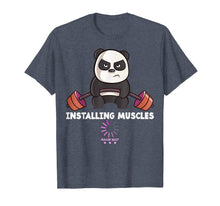 Load image into Gallery viewer, Panda Weightlifting T Shirt Gym Workout Humor Deadlift Tee
