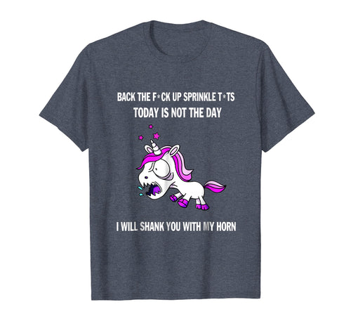 I Will Shank You With My Horn T-shirts Unicorn Funny Shirts