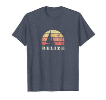 Load image into Gallery viewer, Belize T-Shirt Vintage Sailboat 70s Throwback Sunset Tee
