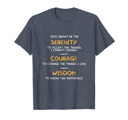SERENITY PRAYER God Grant Me The Serenity T shirt
